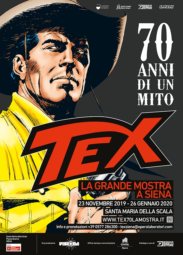 Tex 70 anni di un mito. La mostra